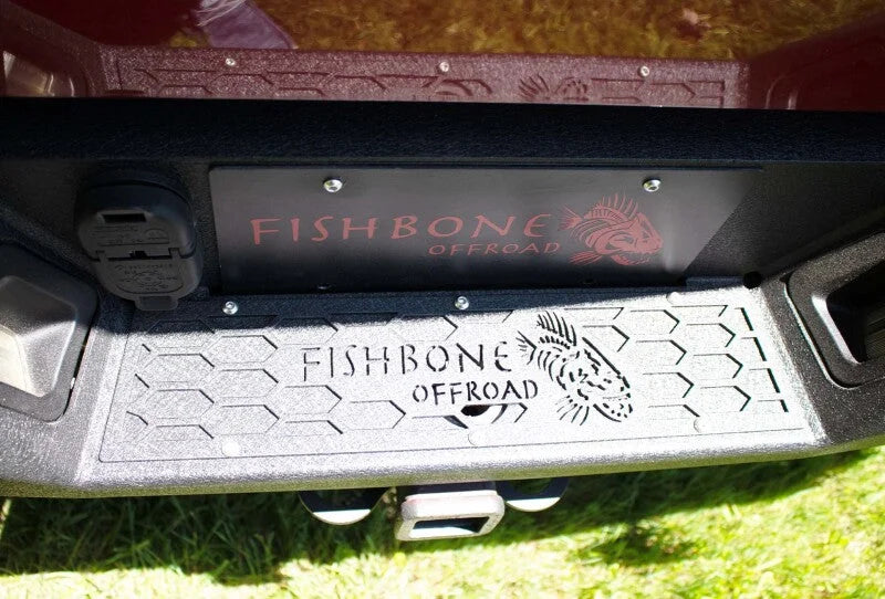 Fishbone Offroad 2009+ Ram 1500 Classic Anglerfish Rear Bumper - Black Texture - Back View