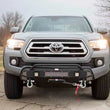 Load image into Gallery viewer, Fishbone Offroad 2016+ Toyota Tacoma Center Stubby Front Bumper - Side View