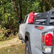Load image into Gallery viewer, Fishbone Offroad 2016+Toyota Tacoma Long 74In Tackle Rack - Side View