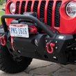 Load image into Gallery viewer, Fishbone Offroad 2018+ Jeep JL/Gladiator Wrangler JL/Gladiator Front Winch Bumper - Black Powdercoat - Side View