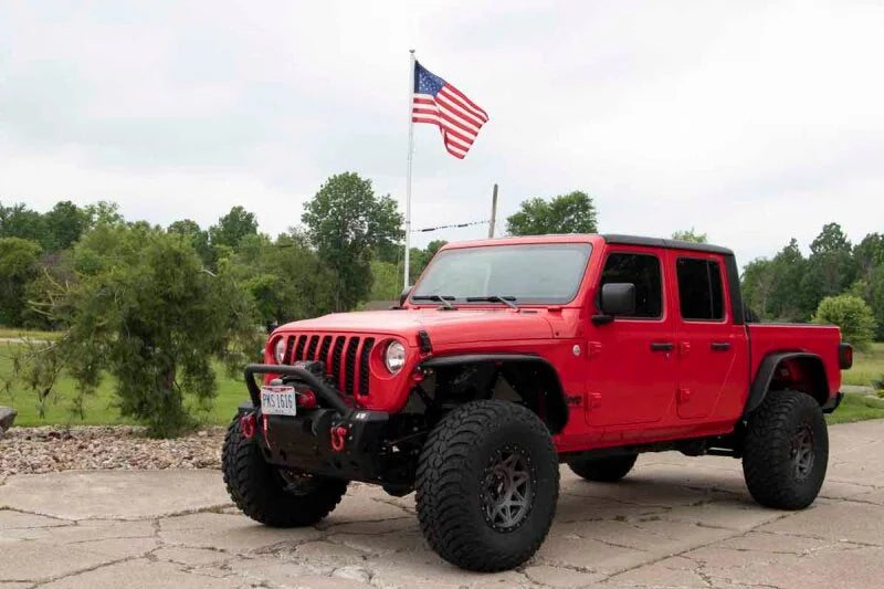 Fishbone Offroad 2018+ Jeep JL/Gladiator Wrangler JL/Gladiator Front Winch Bumper - Black Powdercoat - Additional View 8