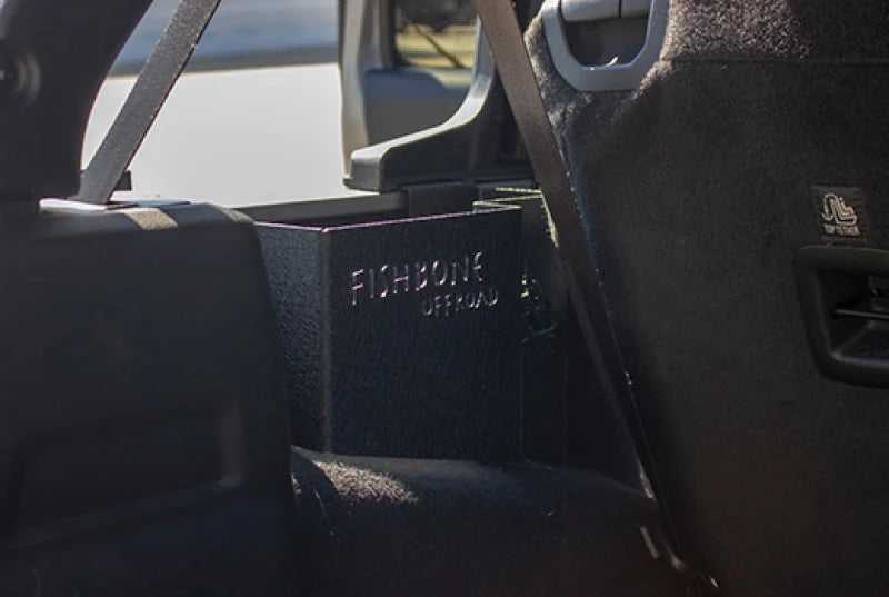 Fishbone Offroad 2018+ Jeep JLU Wrangler JL 4 Door Wheel Well Storage Bins - Side View
