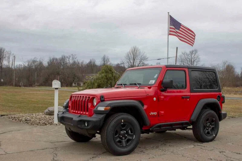Fishbone Offroad 2018+ Jeep Wrangler JL 2 Door Rocker Guards - Installation View