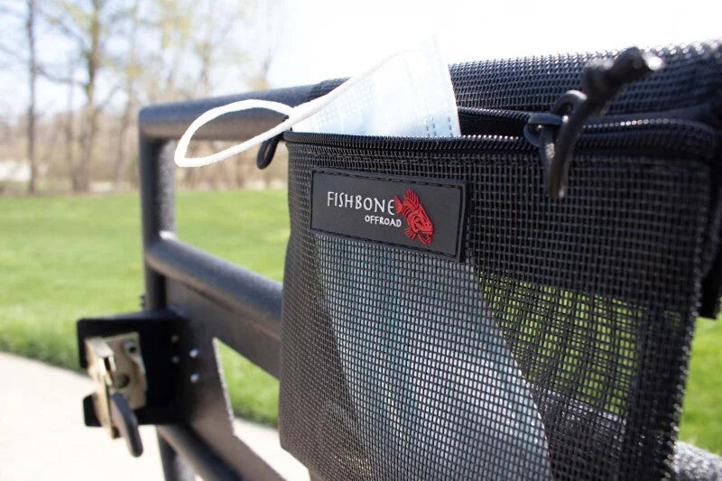 Fishbone Offroad 2018+ Jeep Wrangler JL 2 Door Tube Door Storage Bag - Additional View 7