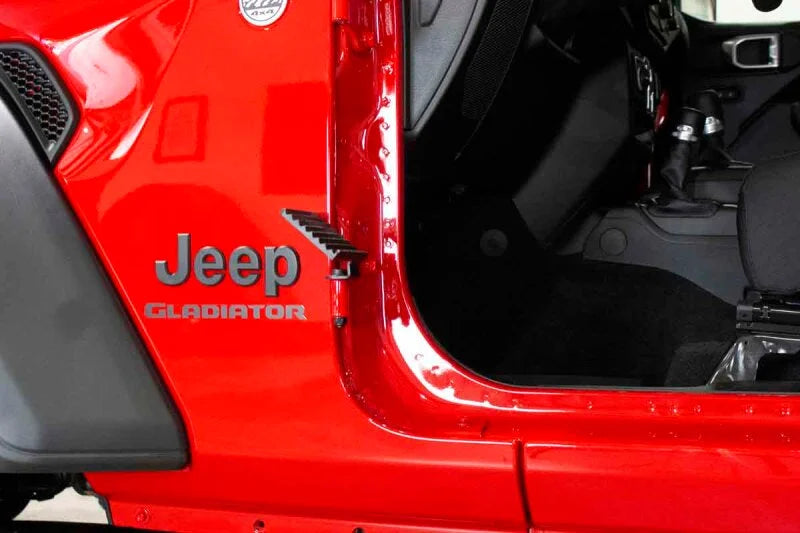 Fishbone Offroad 2018+ Jeep Wrangler JL / 2020+ Gladiator JT Foot Peg Set - Black - Additional View 6