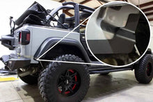 Load image into Gallery viewer, Fishbone Offroad 2018+ Jeep Wrangler JL 2/4 Door - Black Quarter Panel Chip Guards - Side View
