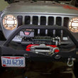 Load image into Gallery viewer, Fishbone Offroad 2018+ Jeep Wrangler JL Aluminum Headlight Guards - Back View