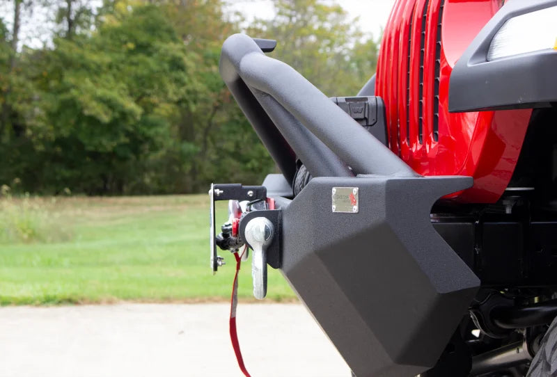 Fishbone Offroad 2018+ Jeep Wrangler JL - Black Aluminum Hawse Fairlead License Plate Mount - Additional View 5