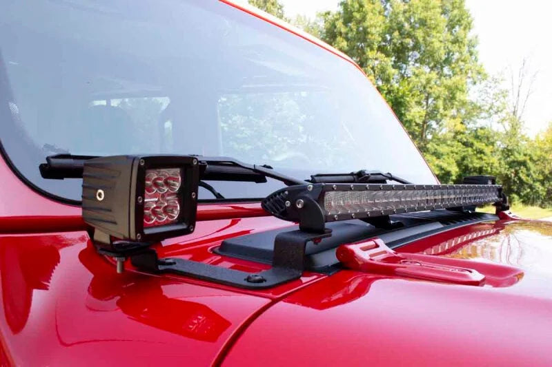 Fishbone Offroad 2018+ Jeep Wrangler JL Cowl Light Bracket - Additional View 9