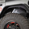 Load image into Gallery viewer, Fishbone Offroad 2018+ Jeep Wrangler JL Front/Rear Set of 4 Aluminum - Blk Powdercoat Inner Fenders - Side View