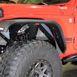 Load image into Gallery viewer, Fishbone Offroad 2018+ Jeep Wrangler JL Front/Rear Set of 4 Aluminum - Blk Powdercoat Inner Fenders - Back View
