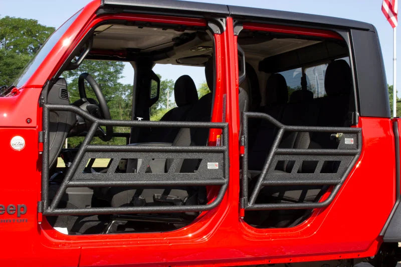 Fishbone Offroad 2018+ Jeep Wrangler JL Front/Rear Tube Doors - Installation View