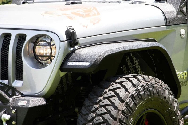 Fishbone Offroad 2018+ Jeep Wrangler JL Rear Fenders Elite Aluminum - Additional View 9