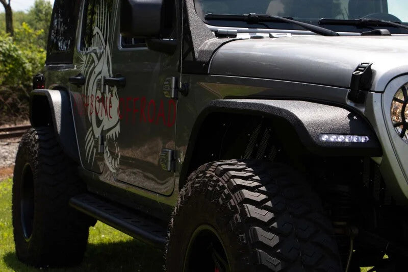Fishbone Offroad 2018+ Jeep Wrangler JL Rear Fenders Elite Aluminum - Additional View 12