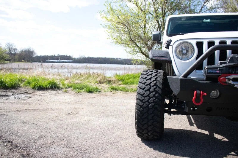 Fishbone Offroad 2018+ Jeep Wrangler JL/JLU/2020+ Gladiator JT  Alum Front Fender Flares  - Black - Additional View 7