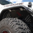 Load image into Gallery viewer, Fishbone Offroad 2018+ Jeep Wrangler JL/JLU/2020+ Gladiator JT  Alum Front Fender Flares  - Black - Additional View 14