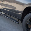 Load image into Gallery viewer, Fishbone Offroad 2019+ Dodge Ram 1500 Quad Cab Oval Side Steps - Black Textured - Side View