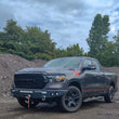 Load image into Gallery viewer, Fishbone Offroad 2019+ Ram 1500 Front Bumper - Black - Installation View