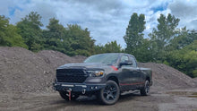 Load image into Gallery viewer, Fishbone Offroad 2019+ Ram 1500 Front Bumper - Black - Installation View
