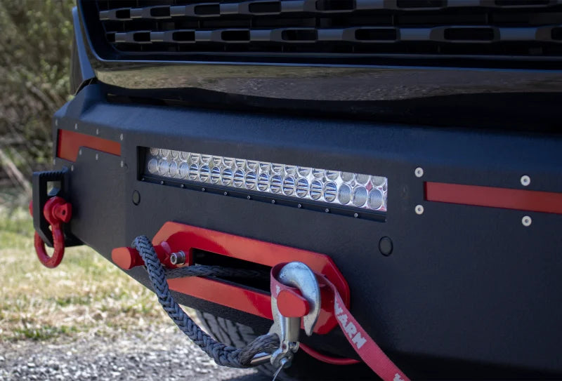 Fishbone Offroad 2019+ Ram 1500 Pike Winch Plate - Black - Side View
