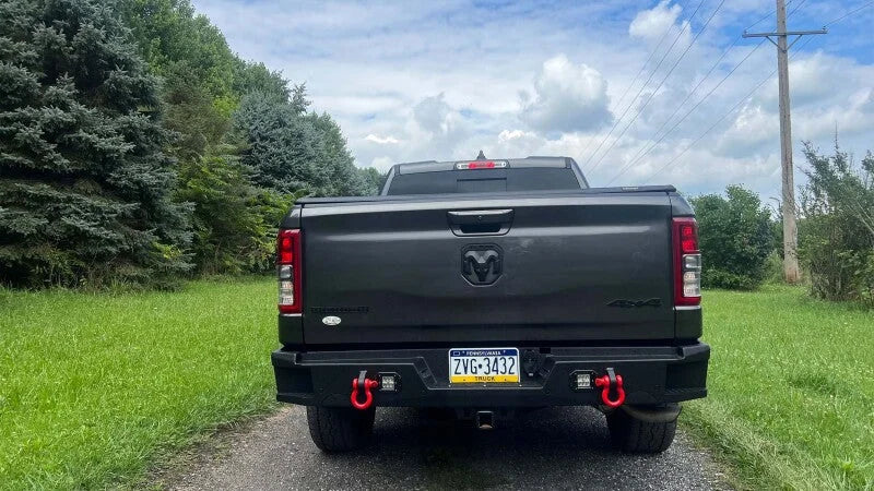 Fishbone Offroad 2019+ Ram 1500 Rear Bumper - Black - Back View