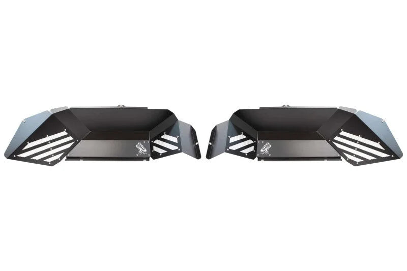 Fishbone Offroad 2020+ JT Gladiator Rear - Black Aluminum Inner Fenders - Main Product View