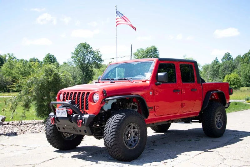 Fishbone Offroad 2020+ JT Gladiator Rear Steel Tube Fenders - Side View