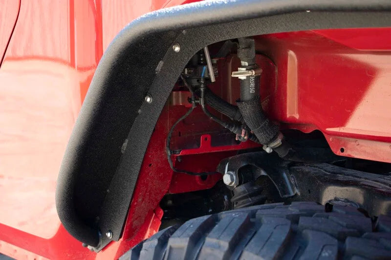 Fishbone Offroad 2020+ JT Gladiator Rear Steel Tube Fenders - Installation View