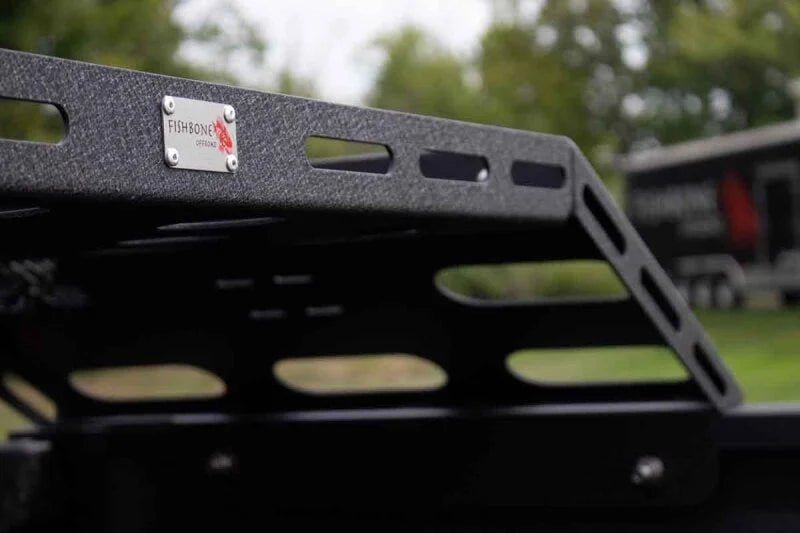 Fishbone Offroad 2020+ Jeep Gladiator Bed Storage Rack Steel Powdercoat - Main Product View