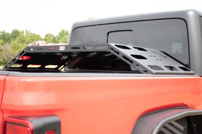 Fishbone Offroad 2020+ Jeep Gladiator Bed Storage Rack Steel Powdercoat - Additional View 7