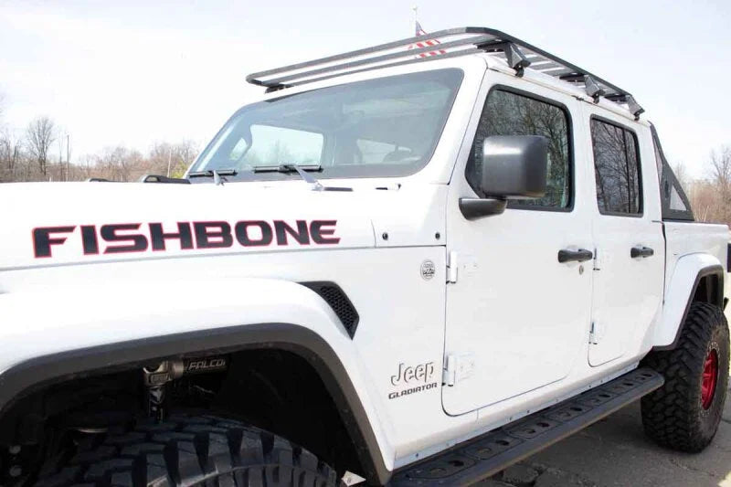 Fishbone Offroad 2020+ Jeep Gladiator Chase Rack - Side View