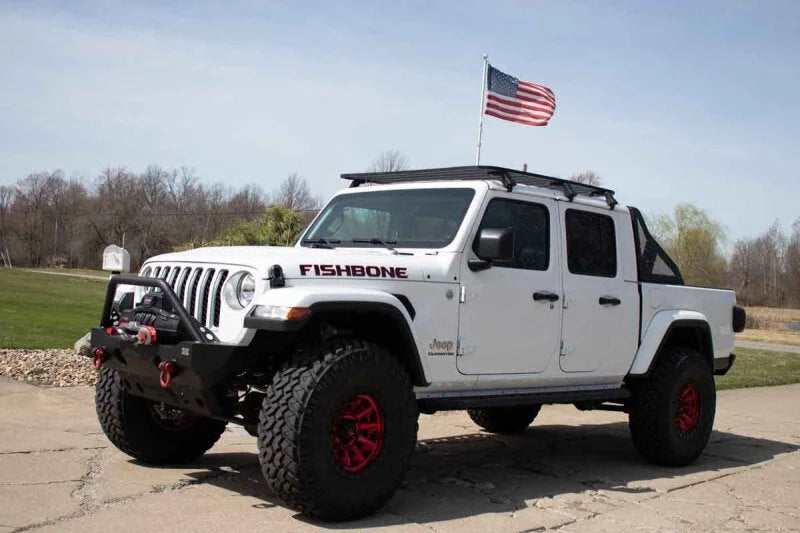 Fishbone Offroad 2020+ Jeep Gladiator Chase Rack - Installation View