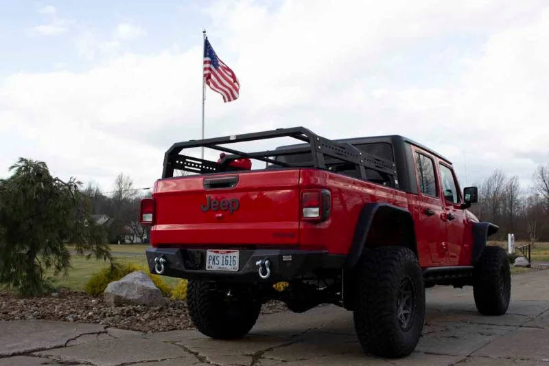 Fishbone Offroad 2020+ Jeep Gladiator Gladiator Mako Rear Bumper - Back View
