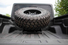 Load image into Gallery viewer, Fishbone Offroad 2020+ Jeep Gladiator JT In-Bed Tire Carrier - Installation View