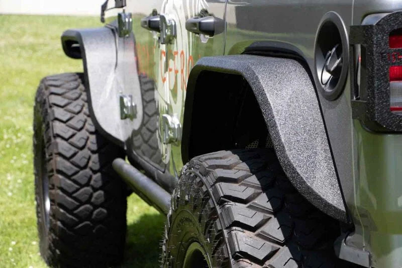 Fishbone Offroad 2020+ Jeep Gladitor Rear Fenders Elite Aluminum - Installation View