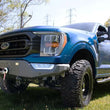 Load image into Gallery viewer, Fishbone Offroad 2021+ F150 Pelican Winch Plate Only (Fits FB22366) - Black Texture - Side View