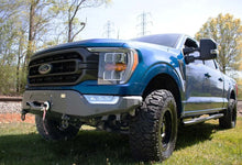 Load image into Gallery viewer, Fishbone Offroad 2021+ F150 Pelican Winch Plate Only (Fits FB22366) - Black Texture - Side View