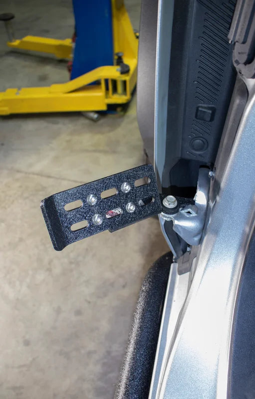 Fishbone Offroad 2021+ Ford Bronco Foot Pegs - Black - Side View