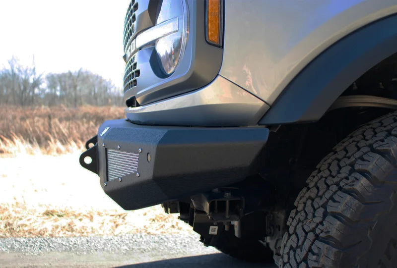 Fishbone Offroad 2021+ Ford Bronco Front Bumper - Black - Additional View 5