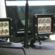 Load image into Gallery viewer, Fishbone Offroad 2021+ Ford Bronco Light Brackets - Black - Back View