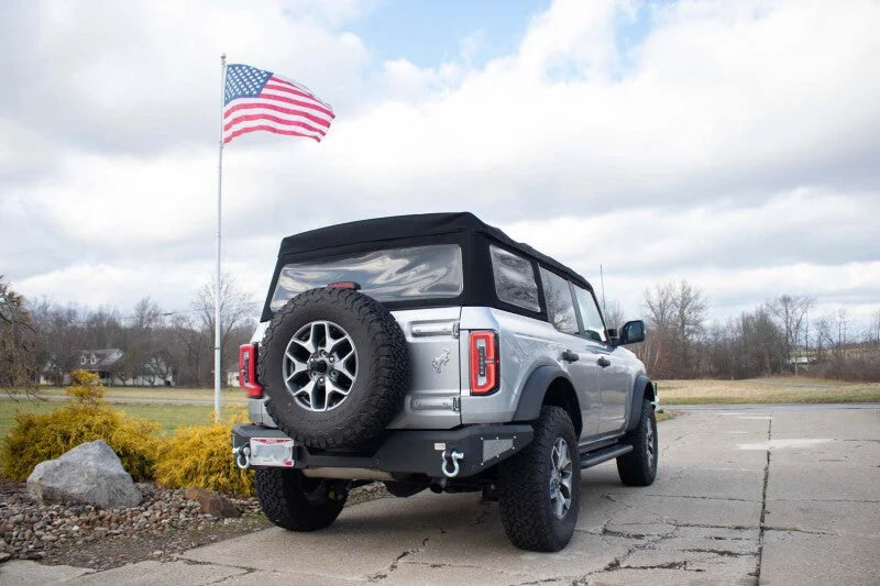 Fishbone Offroad 2021+ Ford Bronco Rear Bumper - Black - Additional View 5