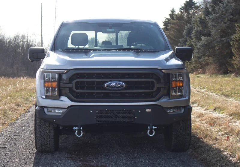 Fishbone Offroad 2021+ Ford F150 Front Bumper - Black - Back View