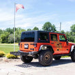 Load image into Gallery viewer, Fishbone Offroad 2In Hitch Cargo Basket - Back View