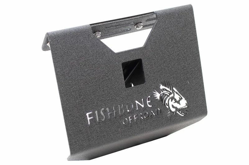 Fishbone Offroad 2In Receiver Hitch Mounted Step - Black Powdercoat Steel - Main Product View
