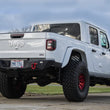Load image into Gallery viewer, Fishbone Offroad 2In Receiver Hitch Mounted Step - Black Powdercoat Steel - Back View