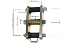 Load image into Gallery viewer, Fishbone Offroad 46-75 Jeep CJ-5 Front or Rear Greaseable Shackles - Back View