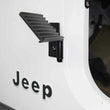 Load image into Gallery viewer, Fishbone Offroad 76-06 Jeep CJ YJ TJ Wrangler Foot Peg Set Gloss - Black - Back View