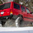 Load image into Gallery viewer, Fishbone Offroad 84-01 XJ Jeep Cherokee Bullhead Rear Bumper - Back View
