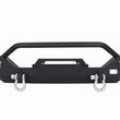 Load image into Gallery viewer, Fishbone Offroad 87-06 Jeep TJ/YJ Wrangler TJ/YJ Steel Front Bumper W/LEDs - Blk Textured Powercoat - Main Product View