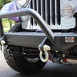 Load image into Gallery viewer, Fishbone Offroad 87-95 Jeep YJ YJ Wrangler Piranha Front Bumper w Tube Guard - Back View